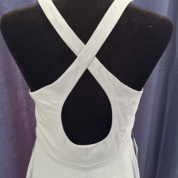 Formal dusty blue dress bridesmaid or mother of groom size 8 - Picture 5 of 9